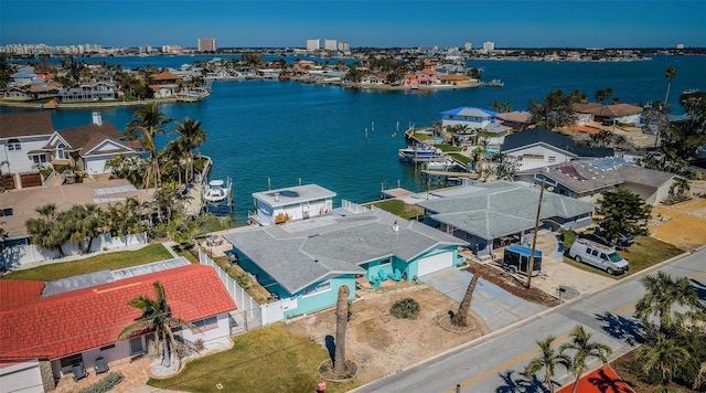 629 59th Ave, St Pete Beach, FL 33706 - drone / aerial view with a water view