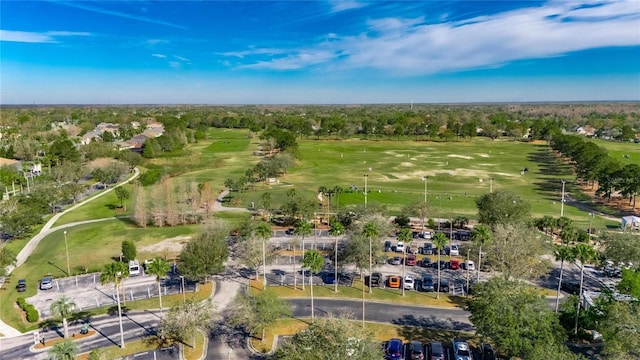 bird's eye view featuring golf course view