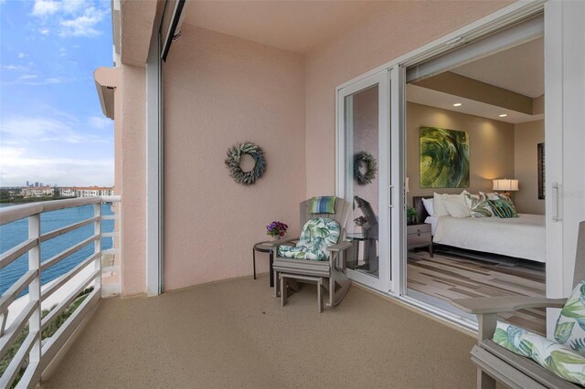 4951 Bacopa Ln S Unit 801, Saint Petersburg, FL 33715 - balcony with a water view