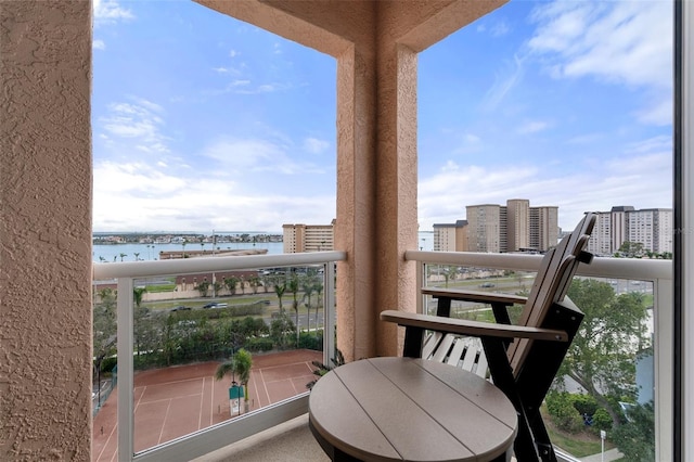 4951 Bacopa Ln S Unit 801, Saint Petersburg, FL 33715 - balcony with a view of city and a water view