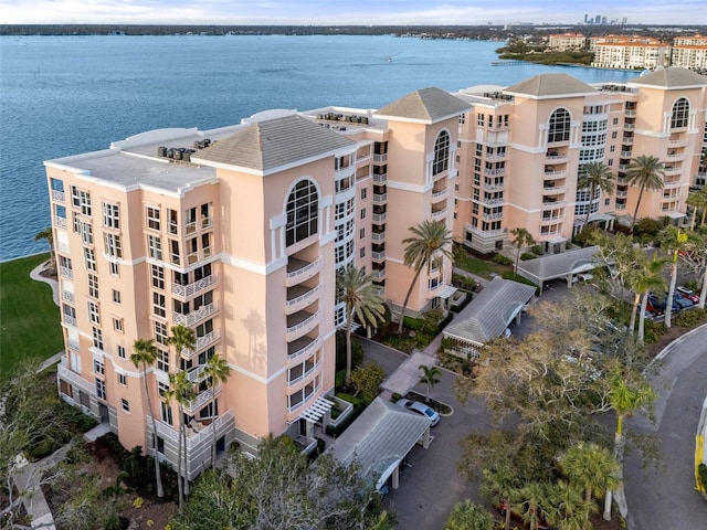 4951 Bacopa Ln S Unit 801, Saint Petersburg, FL 33715 - birds eye view of property with a water view