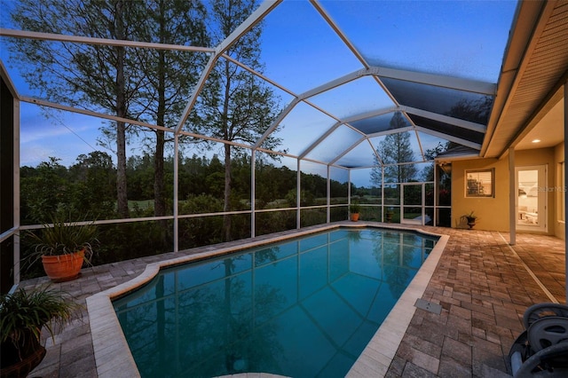 11815 Marblehead Dr, Tampa, FL 33626 - pool featuring a lanai and a patio