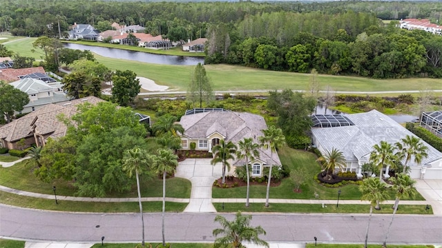 11815 Marblehead Dr, Tampa, FL 33626 - drone / aerial view featuring a residential view and a water view
