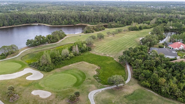 11815 Marblehead Dr, Tampa, FL 33626 - aerial view with a water view, a wooded view, and view of golf course