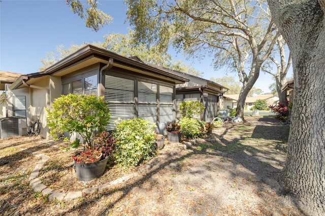 view of home's exterior