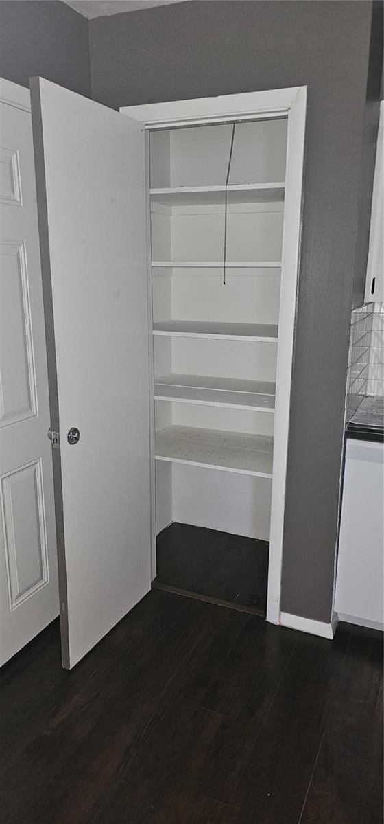 view of closet