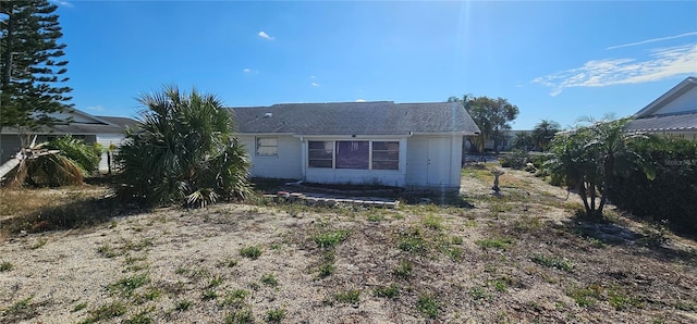 view of rear view of property