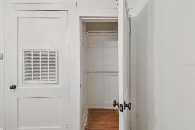 closet with visible vents