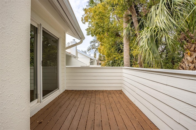 view of deck