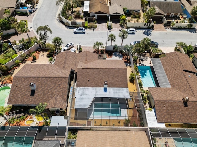 bird's eye view featuring a residential view