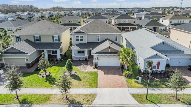 bird's eye view featuring a residential view