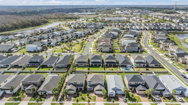 birds eye view of property featuring a residential view