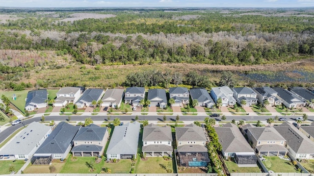 bird's eye view featuring a residential view