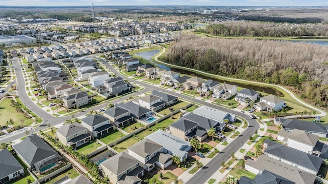 bird's eye view featuring a residential view