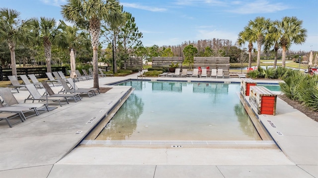 community pool featuring a patio