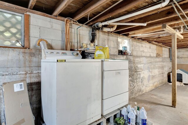 4716 Gazania St, New Port Richey, FL 34652 - below grade area with washer and dryer