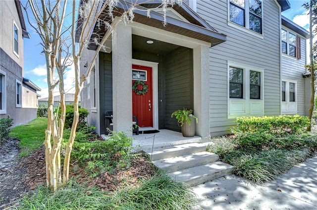 view of entrance to property