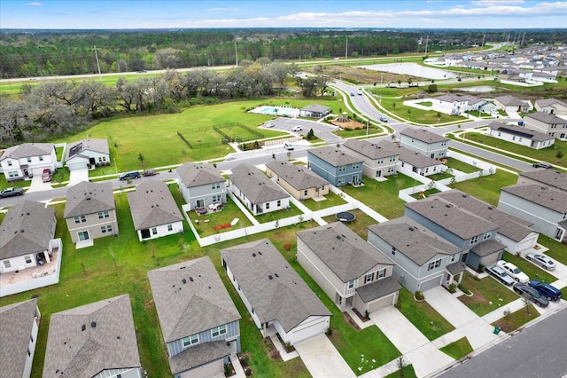 birds eye view of property featuring a residential view