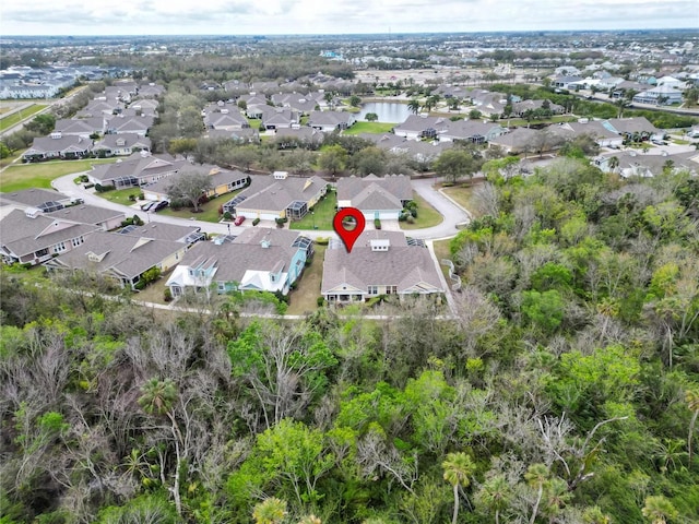 drone / aerial view featuring a residential view