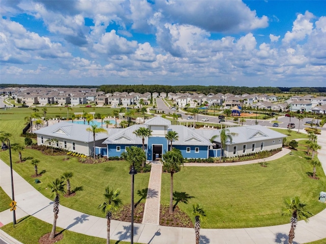 bird's eye view featuring a residential view