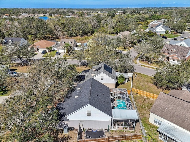 birds eye view of property featuring a residential view