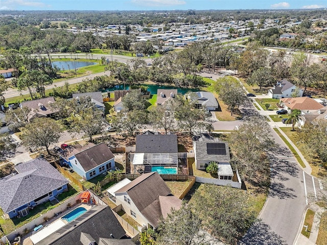 bird's eye view featuring a residential view