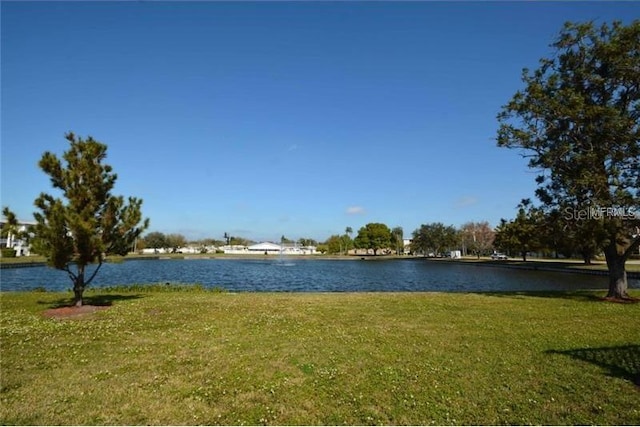 view of water feature