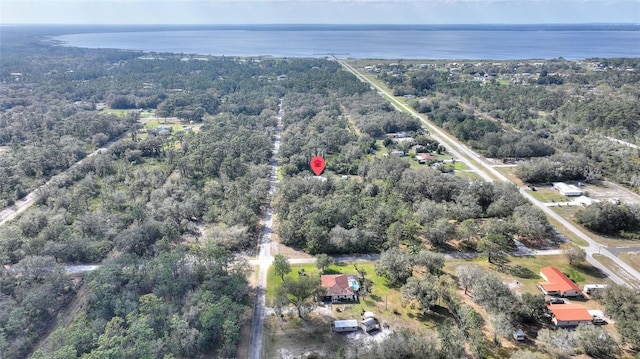 4310 Indian Lake Dr, Indian Lake Estates, FL 33855 - aerial view featuring a water view and a view of trees