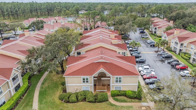 9481 Highland Oak Dr Unit 706, Tampa, FL 33647 - aerial view of residential area featuring a forest