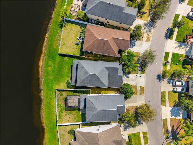 aerial view featuring a residential view