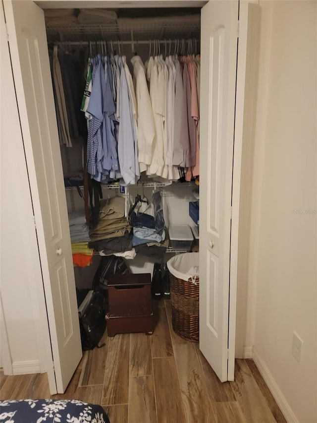 view of closet