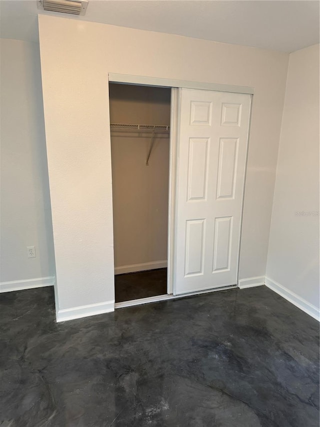 closet featuring visible vents