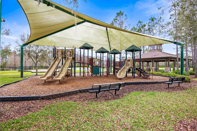 view of communal playground