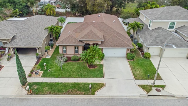 drone / aerial view featuring a residential view