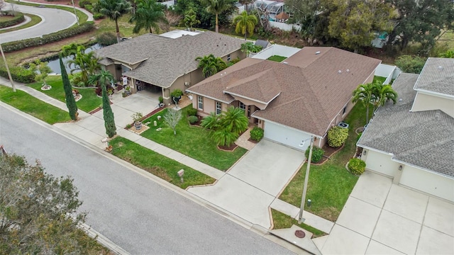 bird's eye view featuring a residential view