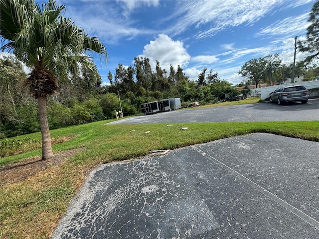 view of vehicle parking