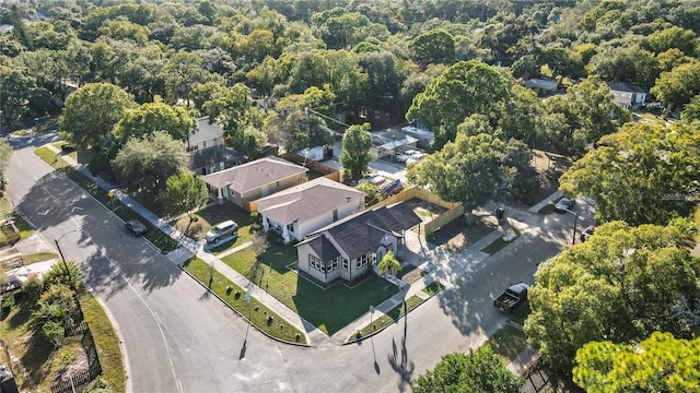 drone / aerial view featuring a residential view