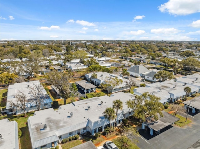 aerial view featuring a residential view