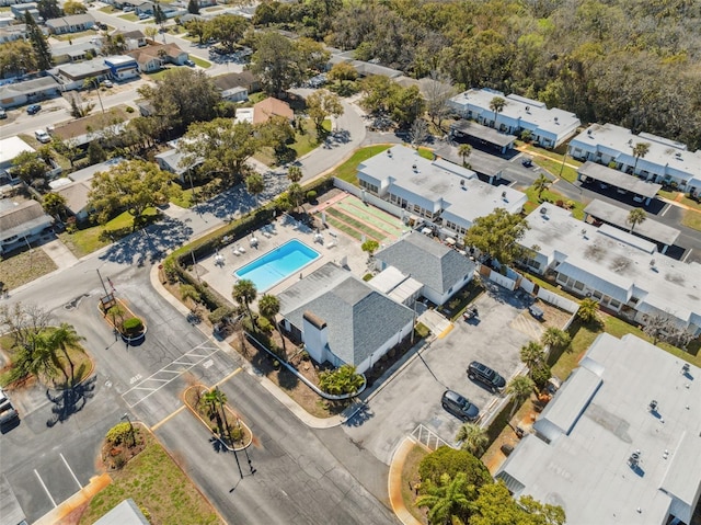 bird's eye view featuring a residential view