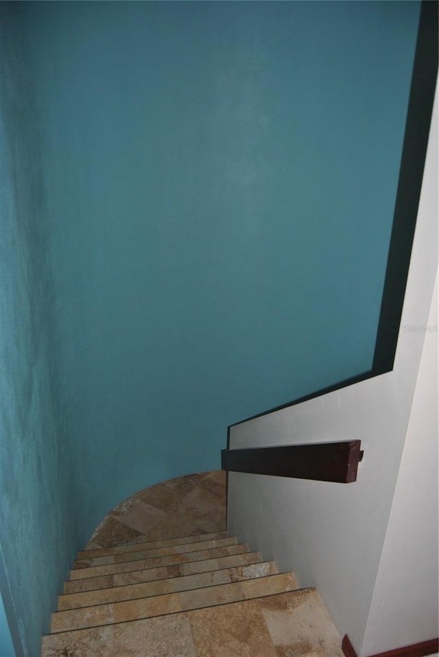 view of stairs