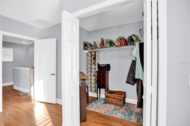 closet with visible vents