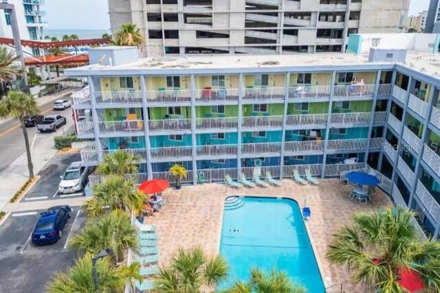 view of pool