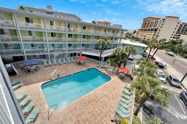 view of pool
