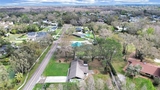 bird's eye view featuring a residential view