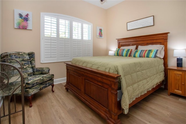328 Siena Vista Pl, Sun City Center, FL 33573 - bedroom featuring light wood-style flooring and baseboards