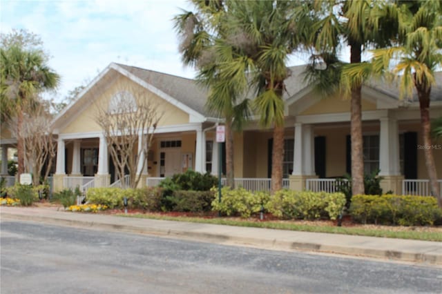 view of craftsman inspired home