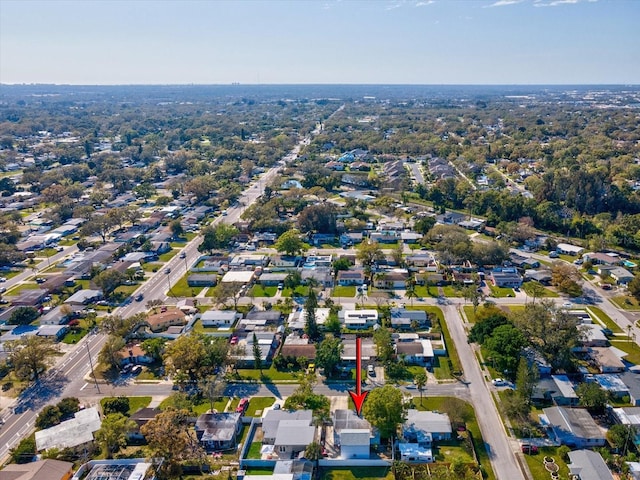 drone / aerial view featuring a residential view