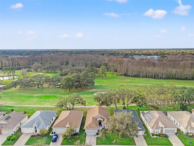 bird's eye view featuring a residential view