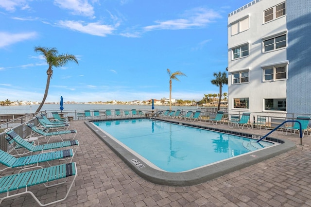 pool featuring a patio