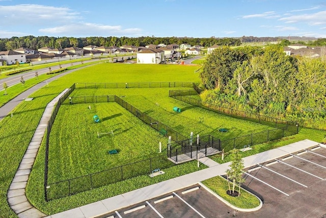 birds eye view of property featuring a residential view